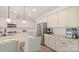 Modern kitchen with granite countertops and stainless steel appliances at 917 Black Beard Dr, Denver, NC 28037