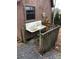 Old utility sink outside a shed at 119 River Ridge Trl # E175/176, Mount Gilead, NC 27306