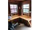 Workshop with wooden workbench and two windows at 119 River Ridge Trl # E175/176, Mount Gilead, NC 27306