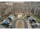 Aerial view of homes and neighborhood at 15725 Queens Trail Dr, Davidson, NC 28036