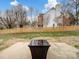 Private backyard with patio and wood fence at 2609 Lamp Post Ln, Kannapolis, NC 28081