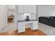 Bright kitchen features granite countertops and white cabinetry at 2609 Lamp Post Ln, Kannapolis, NC 28081