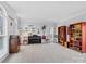 Charming music room with built in shelving and musical instruments at 2609 Lamp Post Ln, Kannapolis, NC 28081