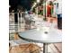Charming outdoor patio seating perfect for enjoying local shops and cafes at 2609 Lamp Post Ln, Kannapolis, NC 28081