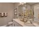 Double vanity with large mirror and bathtub at 3686 Charles Nw St, Conover, NC 28613