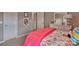 bedroom with pink bedding and dresser at 3686 Charles Nw St, Conover, NC 28613