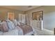 Bedroom with dresser and door to bathroom at 3686 Charles Nw St, Conover, NC 28613