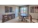 Upstairs game room with round table, chairs, and game-themed art at 3686 Charles Nw St, Conover, NC 28613
