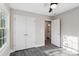 Bedroom with double door closet and access to bathroom at 939 Stonewall S Ave, Rock Hill, SC 29730