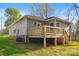 Newly built home with backyard deck and stairs at 939 Stonewall S Ave, Rock Hill, SC 29730