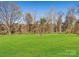 Expansive backyard featuring lush green grass, mature trees, and a serene, private setting at 113 Quartz Hill Way, Waxhaw, NC 28173