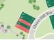 Close up of the community map showcasing lot locations and nearby amenities at 113 Quartz Hill Way, Waxhaw, NC 28173