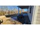 Fire pit and patio area with covered porch at 135 Ella Claire Dr, York, SC 29745