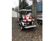 Rear view of red and white EZGO golf cart at 135/137 Indian Harbor Trl # E16/17, Mount Gilead, NC 27306