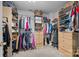 Large walk-in closet with ample shelving and hanging space at 227 Madelia Pl, Mooresville, NC 28115