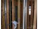 New home construction, bathroom plumbing installed, framing complete at 3215 Player Ct, Salisbury, NC 28144