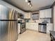 Modern kitchen featuring stainless steel appliances and white cabinets at 718 Lochridge Rd, Charlotte, NC 28209