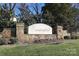 Community entrance sign; stonework, landscaping, and the name Canterfield at 7225 Sandown Ct # 96, Harrisburg, NC 28075