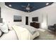 Bedroom with a king bed, dark wood dresser, flat screen television, and large window for natural light at 108 Robinson Dr, Cherryville, NC 28021