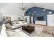 Virtually staged living room, showcasing the spacious floor plan at 108 Robinson Dr, Cherryville, NC 28021