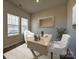 Home office features hardwood floors, a desk, and two chairs at 1515 Harper Landing Blvd, Stanley, NC 28164