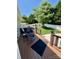 Backyard deck with outdoor furniture at 1601 Eden Glen Dr, Dallas, NC 28034