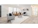 Cozy living room featuring light colored furniture and hardwood floors at 1612 Bowater Rd, Rock Hill, SC 29732