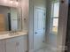 Bathroom with double vanity and quartz countertop at 208 Beths Ct # 35, York, SC 29745