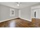 Bright bedroom featuring hardwood floors and ceiling fan at 409 Jones S Ave, Rock Hill, SC 29730