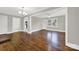 Dining room with hardwood floors and chandelier at 409 Jones S Ave, Rock Hill, SC 29730