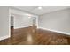 Hardwood floors and an open concept to the living room at 409 Jones S Ave, Rock Hill, SC 29730