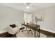 Office room with modern desk, chair, and calming art, perfect for working from home at 409 Jones S Ave, Rock Hill, SC 29730