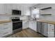 Modern kitchen featuring stainless steel appliances and light wood countertops at 438 Stoneycreek Ln, Rock Hill, SC 29730