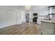 Modern kitchen with stainless steel appliances and wood countertops at 438 Stoneycreek Ln, Rock Hill, SC 29730