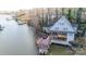 Lakefront A-frame home with private dock and boat slips at 5212 Bay Rd, Rock Hill, SC 29732