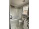 Clean bathroom featuring a shower/tub combo, toilet and vanity at 604 Impala Dr, Albemarle, NC 28001