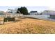 Fenced backyard with trampoline and seating area at 9321 Bayview Pkwy, Charlotte, NC 28216