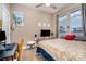Cozy bedroom with ample natural light, a ceiling fan, and hardwood floors at 935 Mcalway Rd # 306, Charlotte, NC 28211