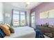 Comfortable bedroom with large window, natural light, and a view to the outside at 935 Mcalway Rd # 306, Charlotte, NC 28211