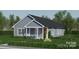 Charming craftsman style home with gray siding and a covered porch at 0 Shaver St # 4, Salisbury, NC 28144
