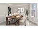 Dining room featuring a wood table and neutral decor at 11519 Laurel View Dr, Charlotte, NC 28273