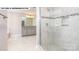 Elegant bathroom featuring a large shower and granite vanity at 193 Asmodean Ln, Troutman, NC 28166