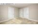 Spacious bedroom with three closets and neutral carpeting at 193 Asmodean Ln, Troutman, NC 28166