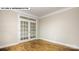 Spacious office with hardwood floors and French doors at 193 Asmodean Ln, Troutman, NC 28166
