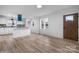 Open concept kitchen with island and modern finishes at 1940 33Rd Ne Ave, Hickory, NC 28601
