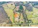 Wide aerial view of expansive property with various structures at 375 W Rambo Rd, Rock Hill, SC 29730