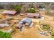 Aerial view of expansive equestrian property at 375 W Rambo Rd, Rock Hill, SC 29730