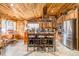 Rustic kitchen with reclaimed wood cabinets and island at 375 W Rambo Rd, Rock Hill, SC 29730