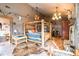 Main bedroom with a rustic feel and a large wooden bed at 375 W Rambo Rd, Rock Hill, SC 29730