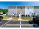 Rear view of townhome showing parking and private access at 3937 Newhall Dr, Hickory, NC 28601